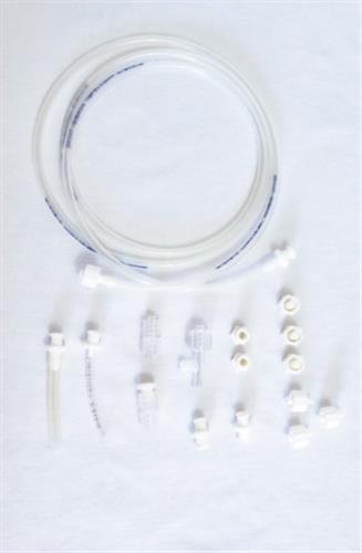 ST0210 | Connector kit that includes luer fittings for sample lines, an exhaust line & various luer adapters.